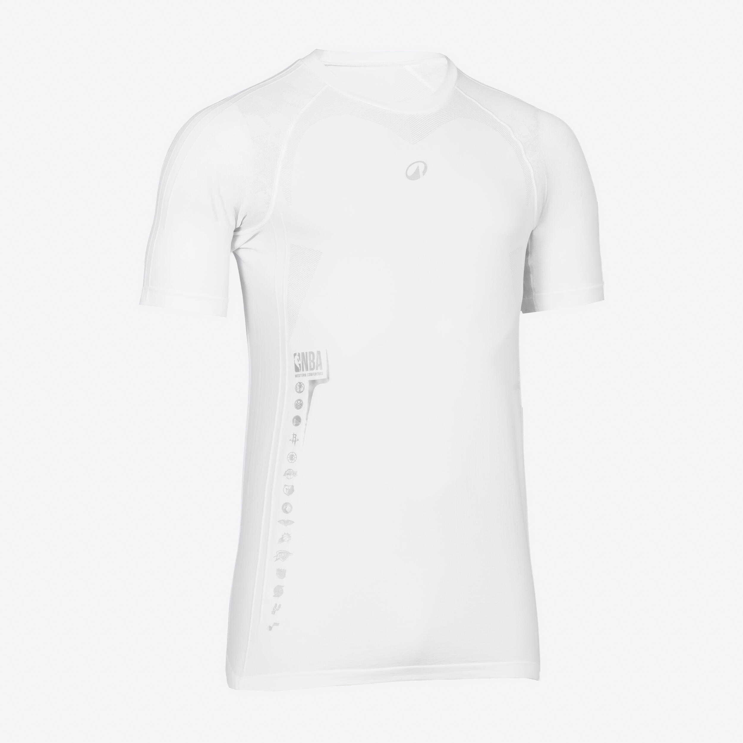 Podkoszulek do koszykówki krótki rękaw unisex NBA Tarmak 900 bez szwów
