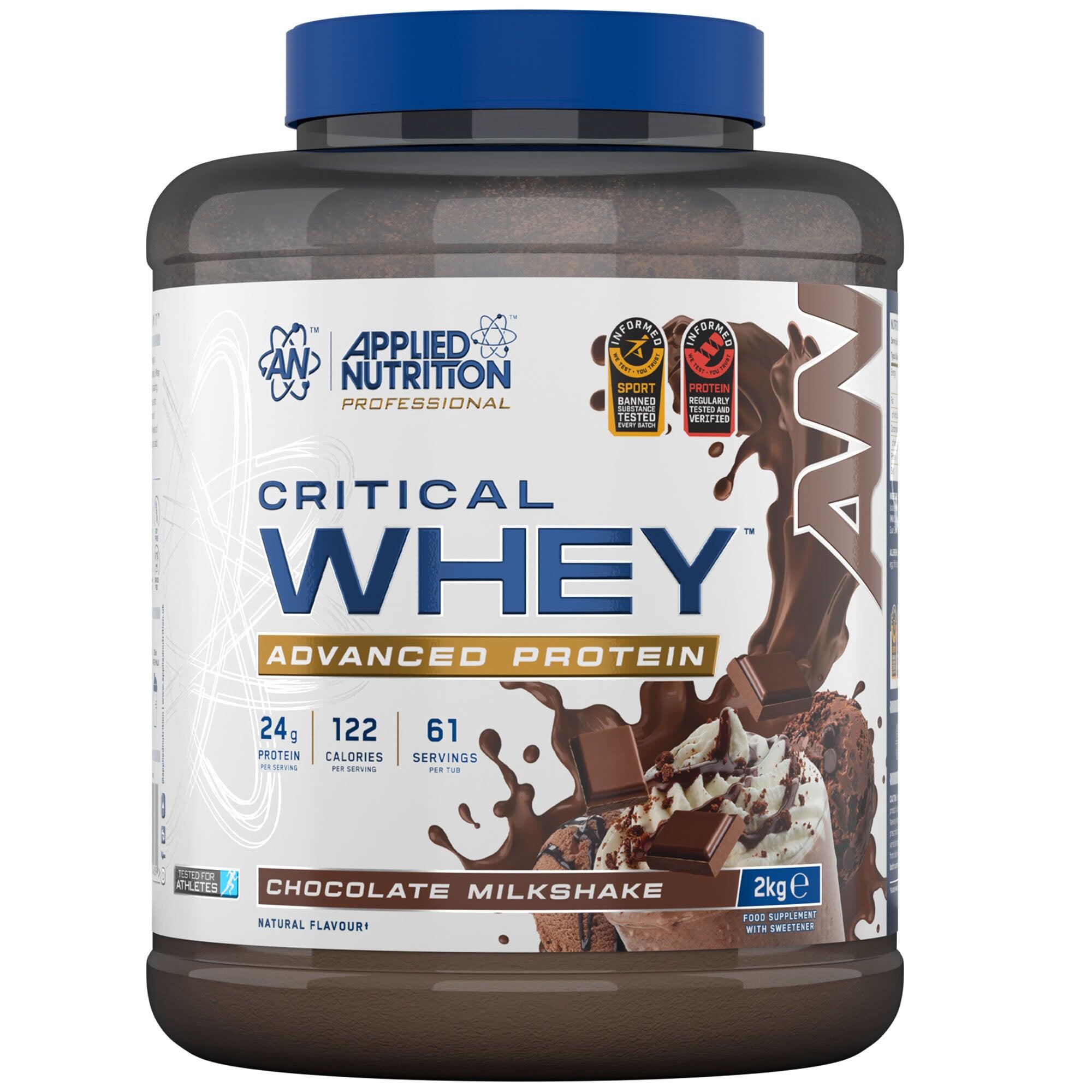 Applied Nutrition Critical Whey (2000g) Chocolate Milkshake - Białka