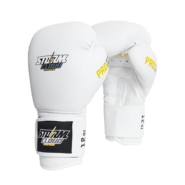 Rękawice bokserskie Boxing StormCloud Pro Białe 16oz