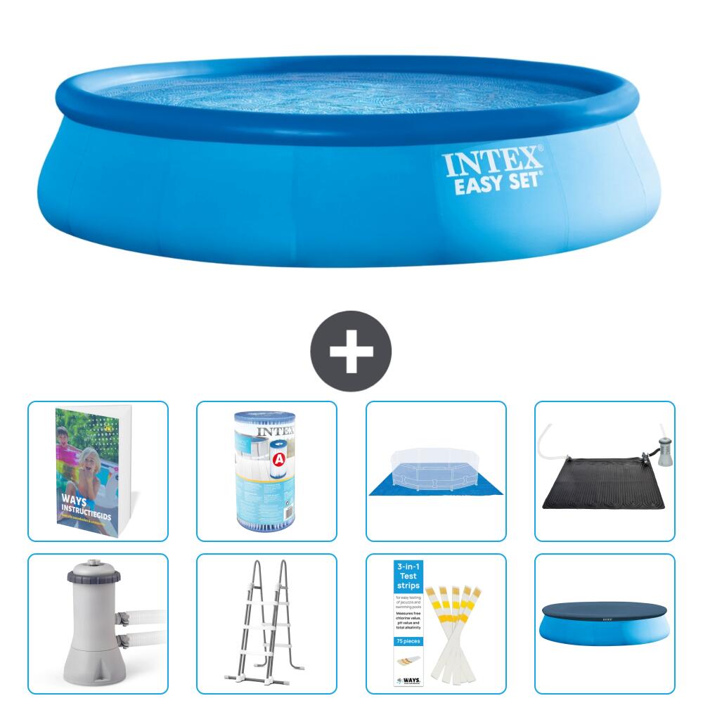 INTEX Basen Easy Set Okrągły - 457x107 cm - 9-częściowy S619