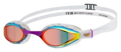 Okulary pływackie Arena Air Sonic Mirror Gold White