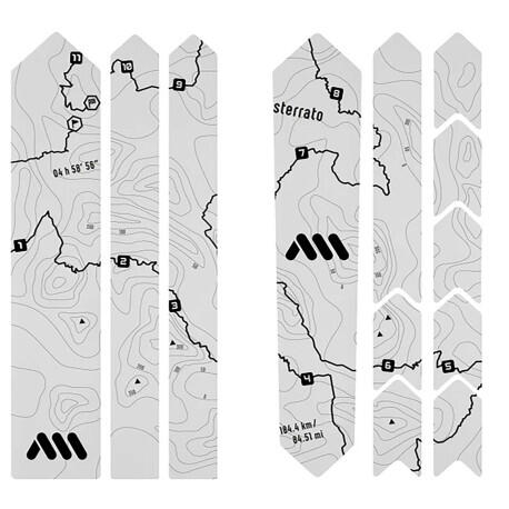 Zestaw ochronny ramy - EXTRA Gravel/droga - Sterrato czarny