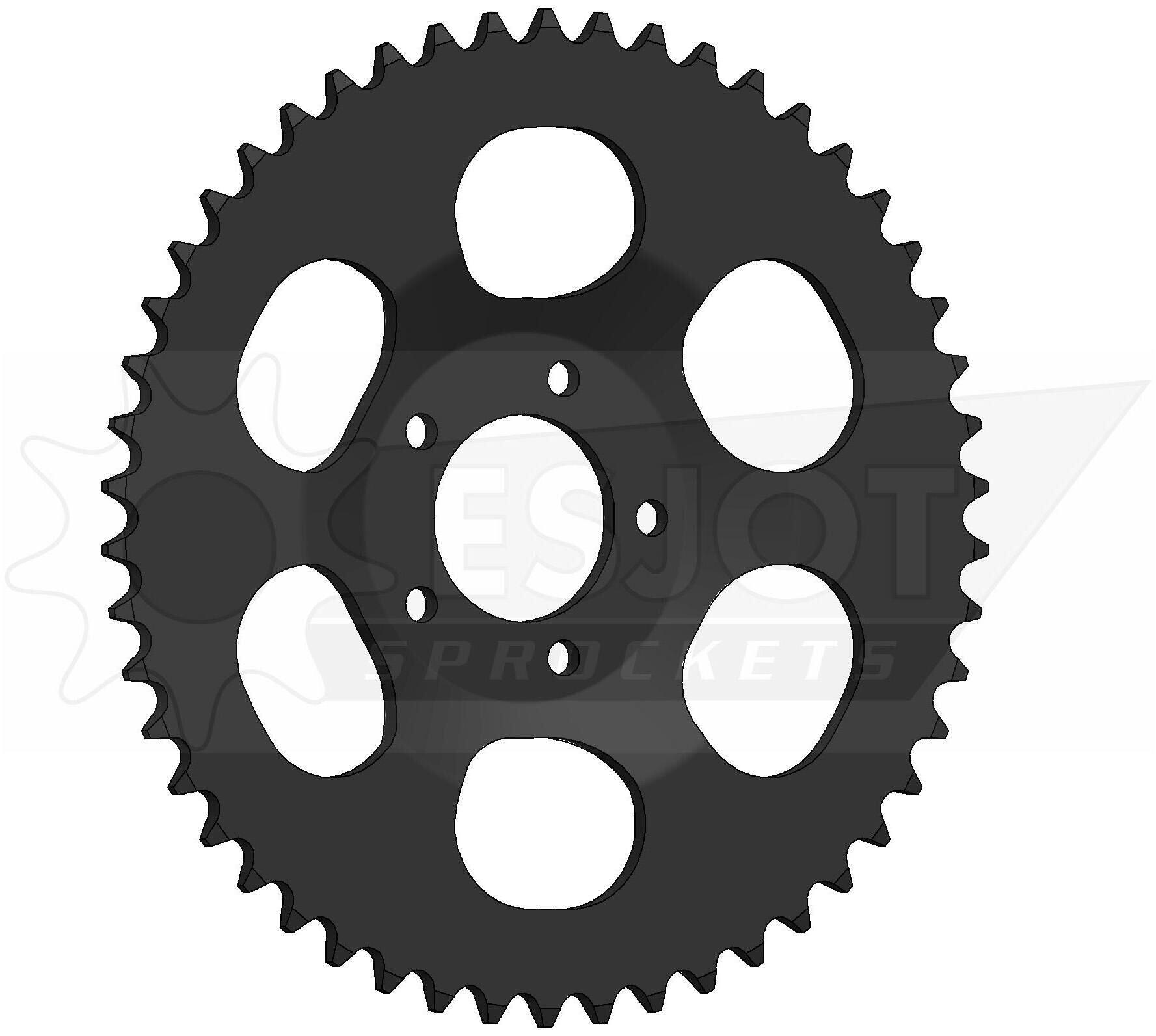 ESJOT 0289 zębatka tylna 50 zębów 415 stal czarny