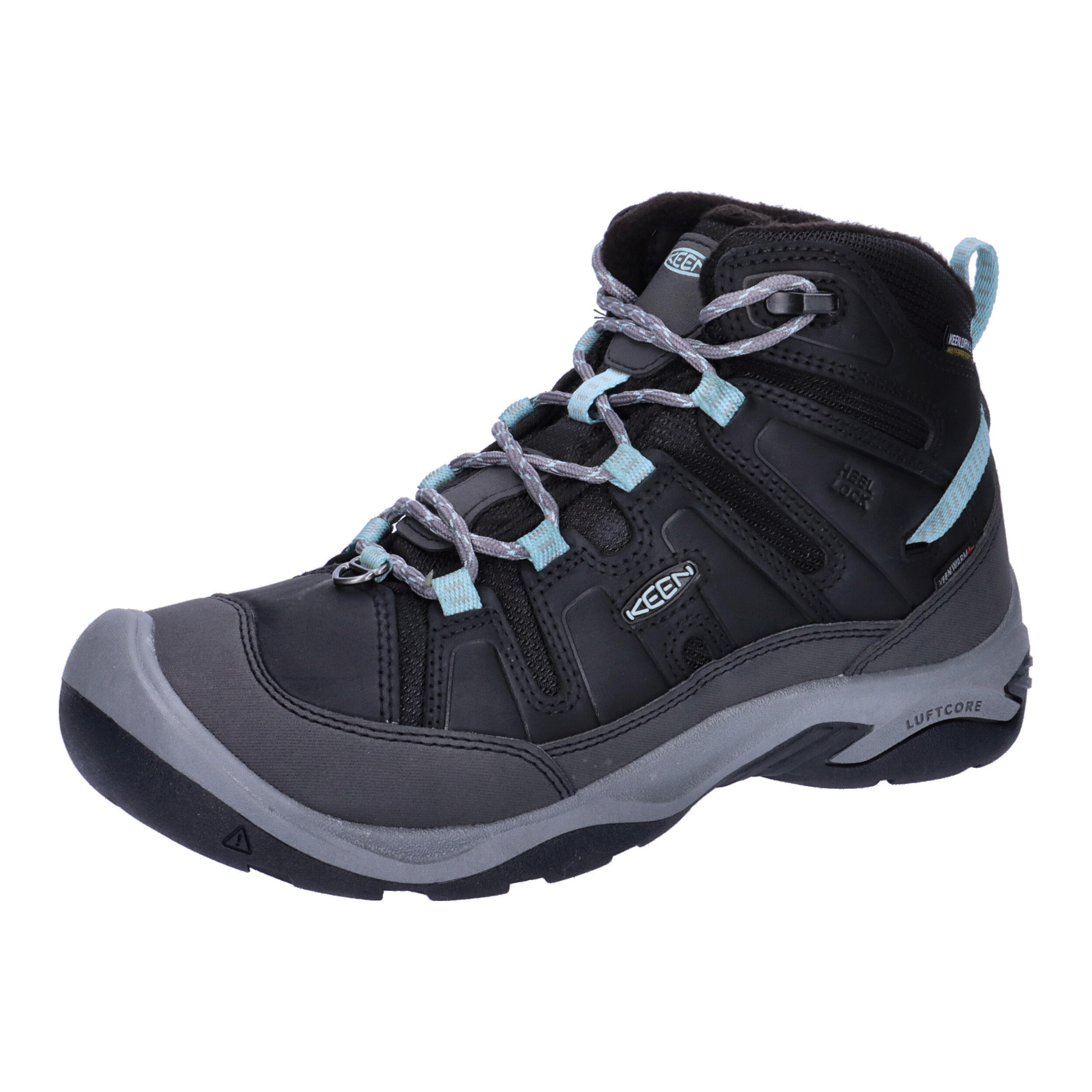 KEEN Buty trekkingowe damskie Circadia Mid Polar black/cloud blue r.38
