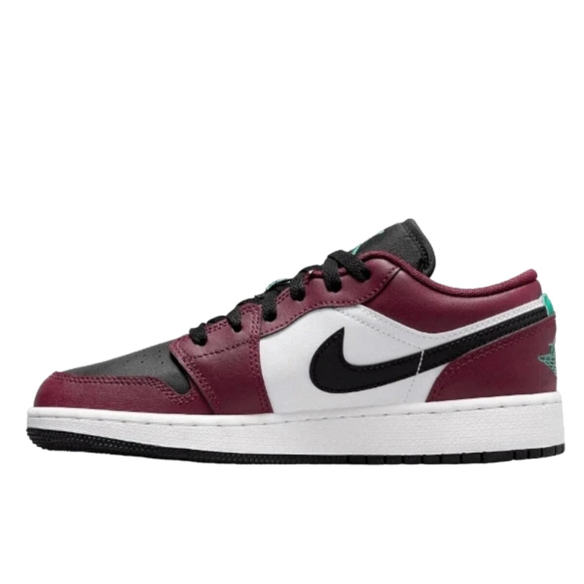 Air Jordan 1 Low SE Dark Beetroot Black Roma Green