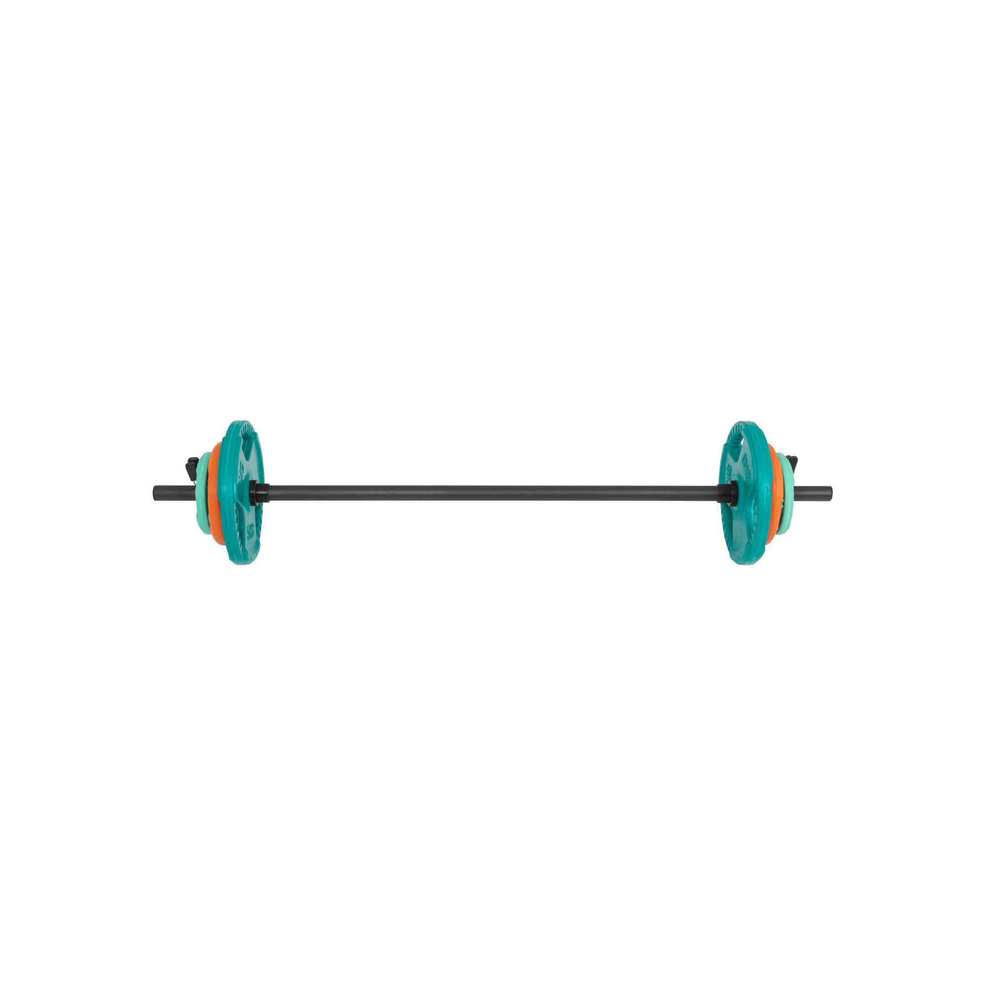 Gryf fitness+obciążenia treningowe Gorilla Sports 20kg
