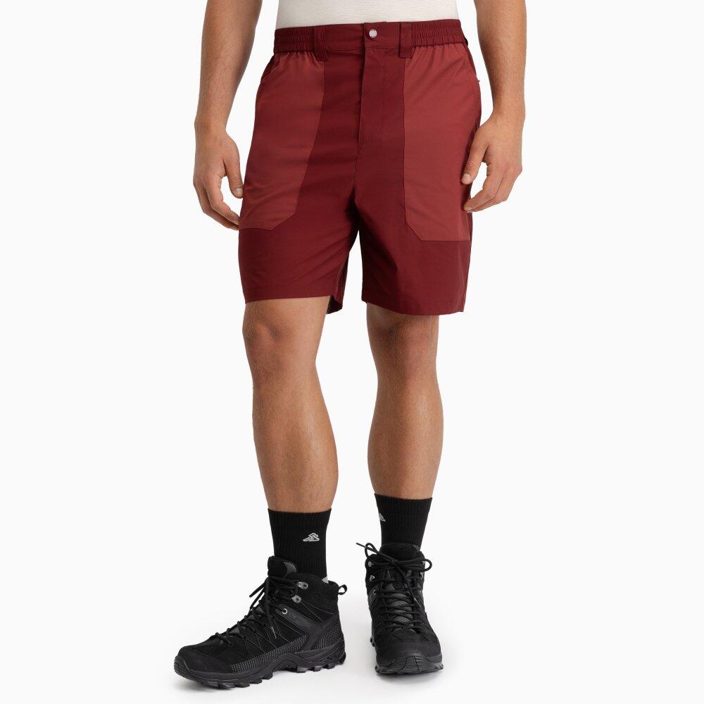 Męskie wodoodporne spodenki trekkingowe Siroko Range Maroon