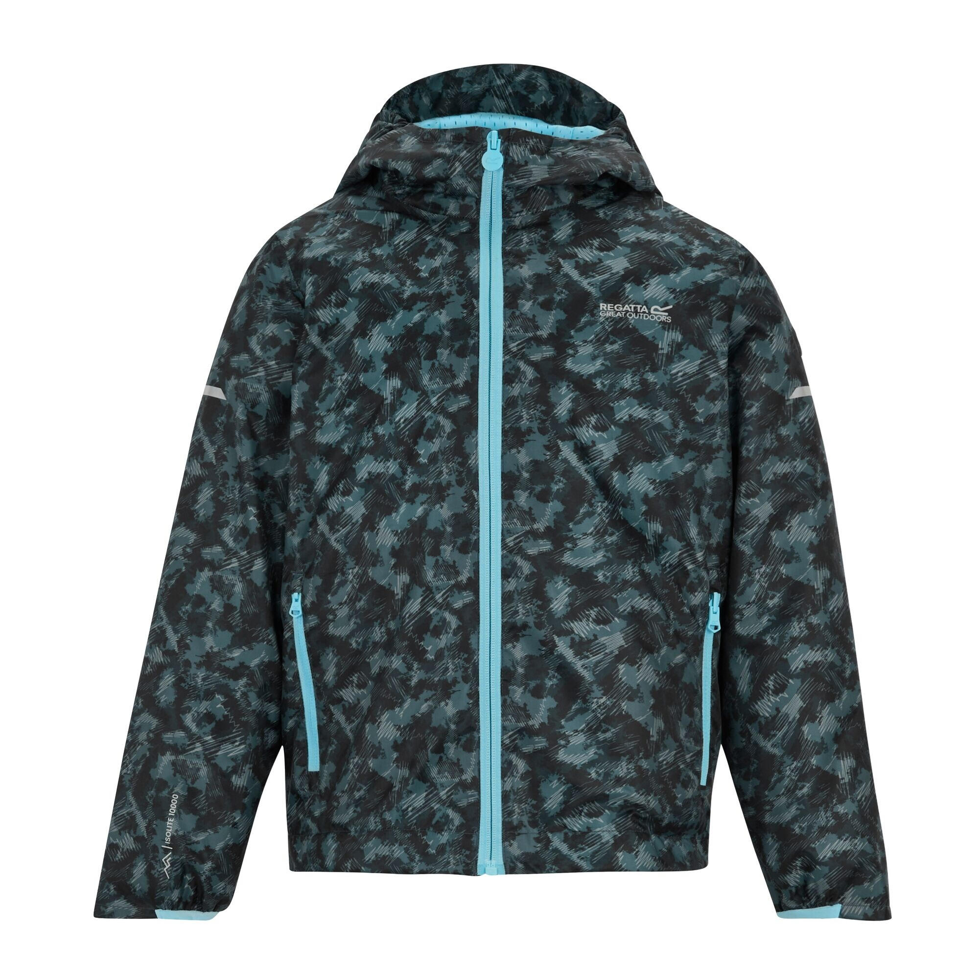 Dziecięca/niemowlęca Kurtka Wodoodporna Lever II Scratched Camo