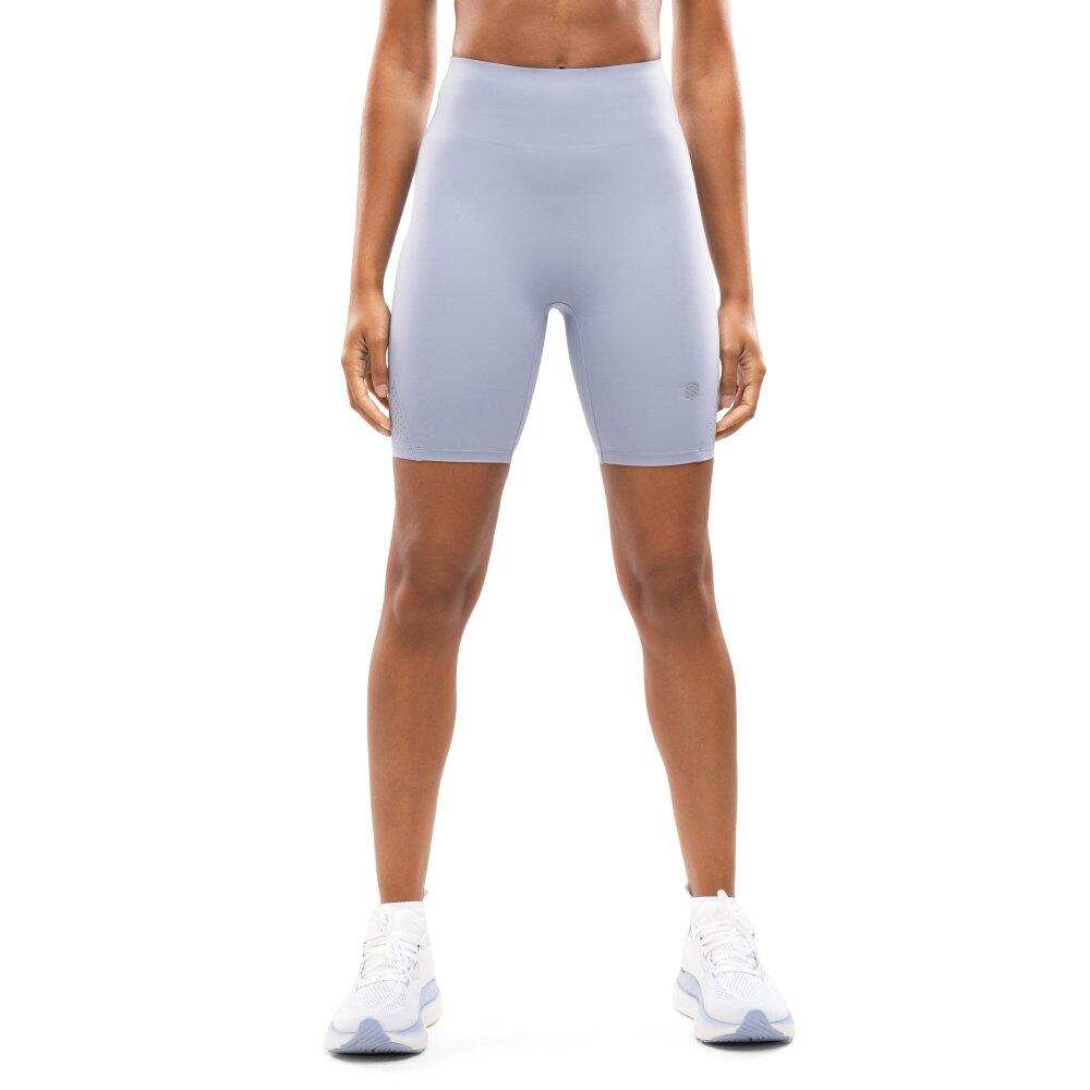 Damskie krótkie legginsy kolarki do biegania Fitness Siroko Thames Lilac