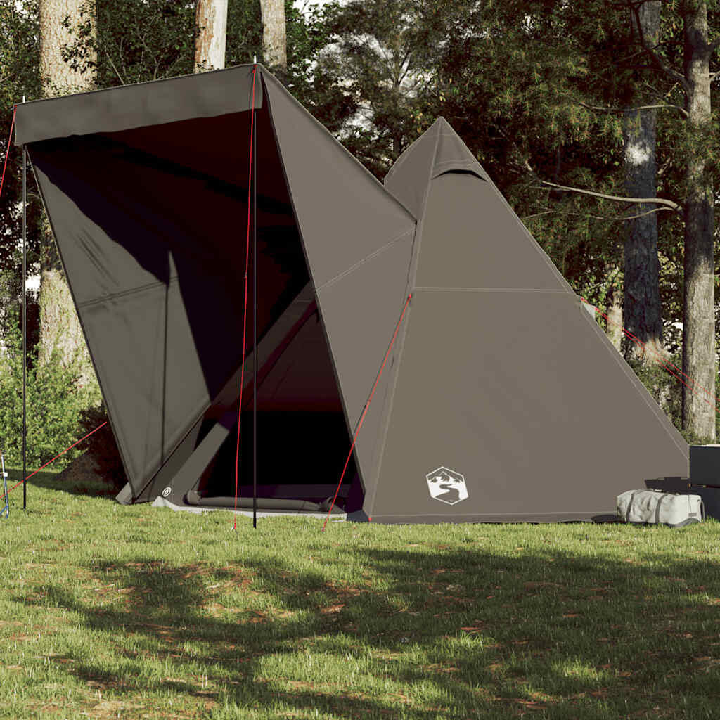 Namiot tipi VidaXL 6-osobowy wodoodporny brązowy
