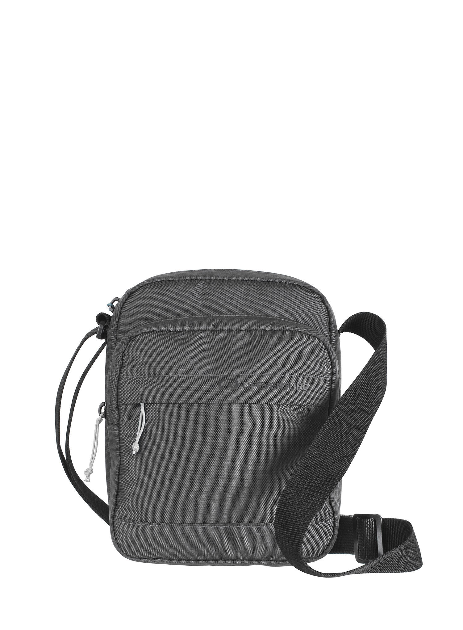 Saszetka Lifeventure Recycled RFiD Shoulder Bag - grey