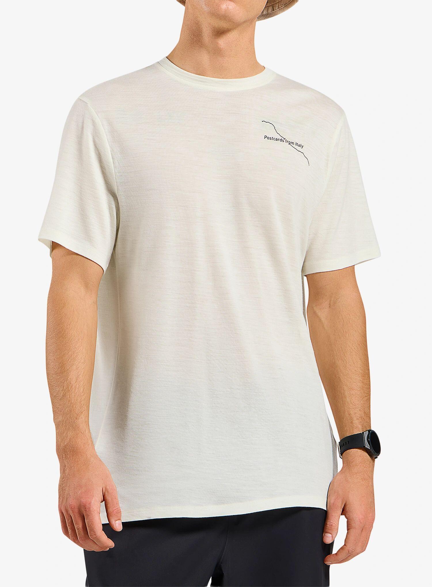 Koszulka z nadrukiem Odlo Merino 160 Postcards Crew Neck S/S