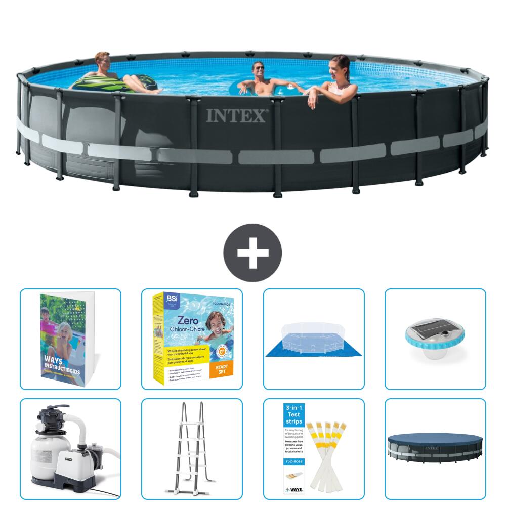 INTEX Basen Ultra XTR Okrągły - 610x122 cm - 9-częściowy S526