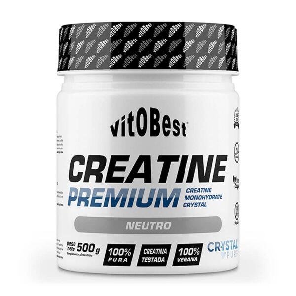 Kreatyna Premium (Cr-ystalPure®) - 500 g Neutralna VitoBest