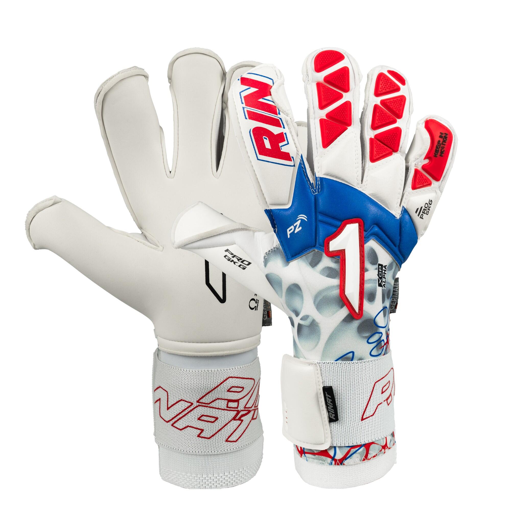Rękawice bramkarskie Rinat Xtreme Guard Premium Biały Czerwony Niebieski