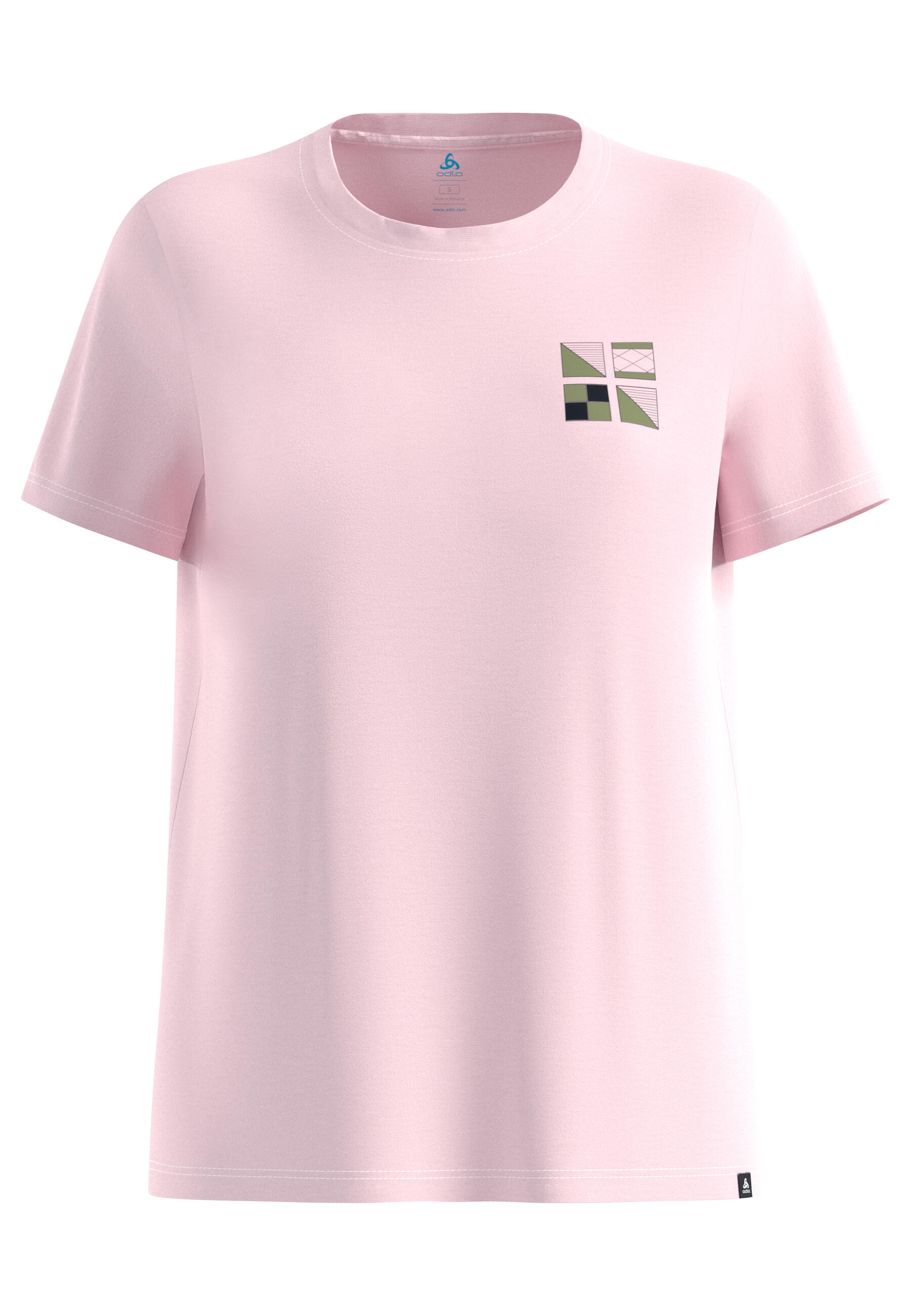 Koszulka z krótkim rękawem damska ODLO T-shirt crew neck s/s COTTON BLEND ODLO