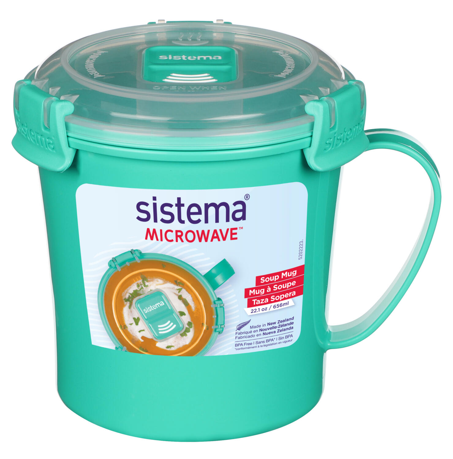 Średni kubek do zupy Microwave 656 ml