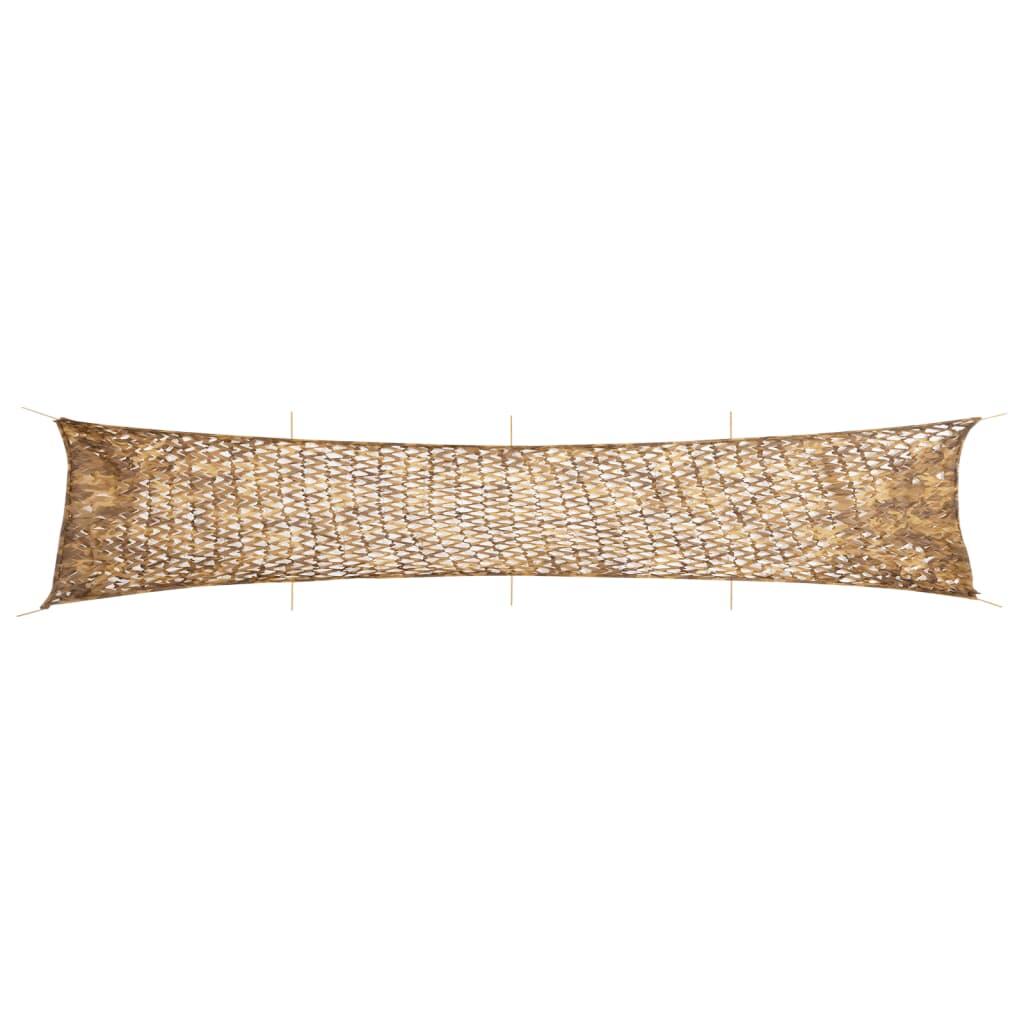 Siatka maskująca VidaXL 844x142 cm kolor piaskowy