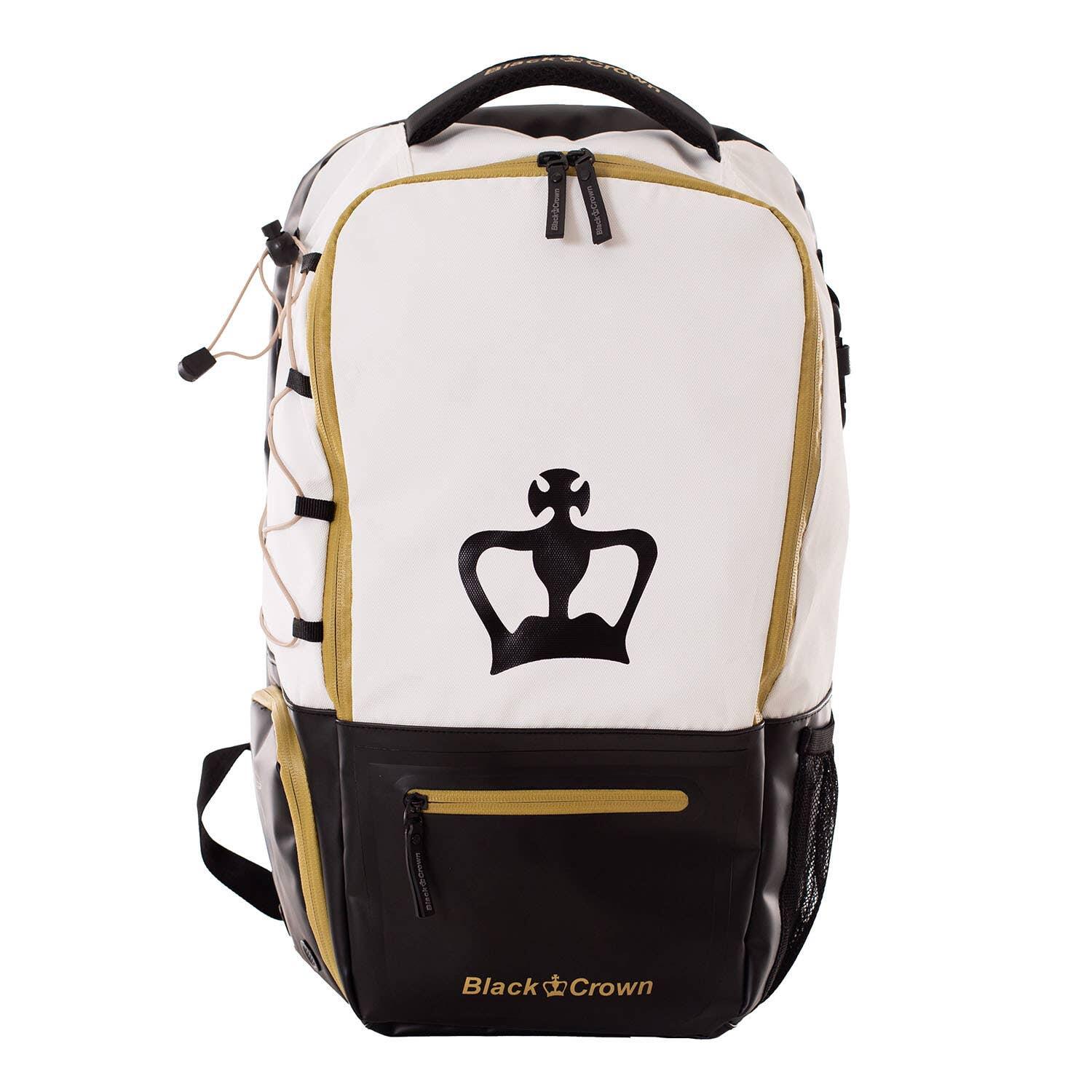 Czarny plecak Crown Raptor V2 w kolorze białym/dorado