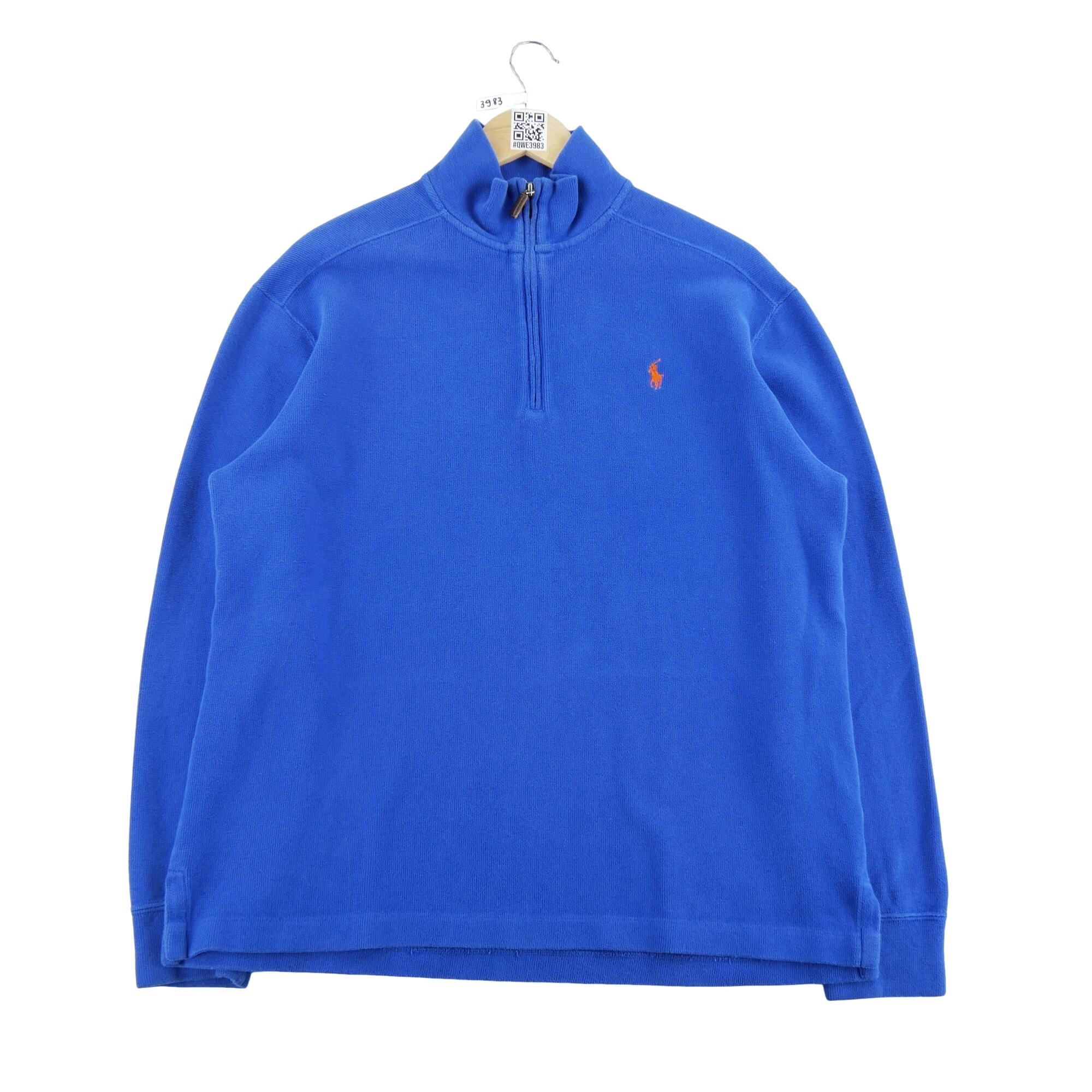 Second life - Sweter męski Polo Ralph Lauren z krótkim zamkiem - Jak nowy