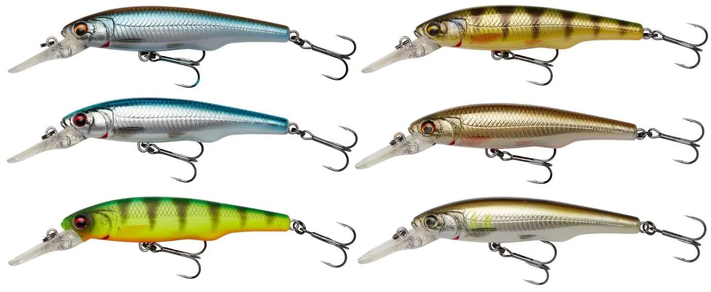 Wobbler de pêche Savage Gear Gravity Twitch MR Couleur Chrome Niebieski