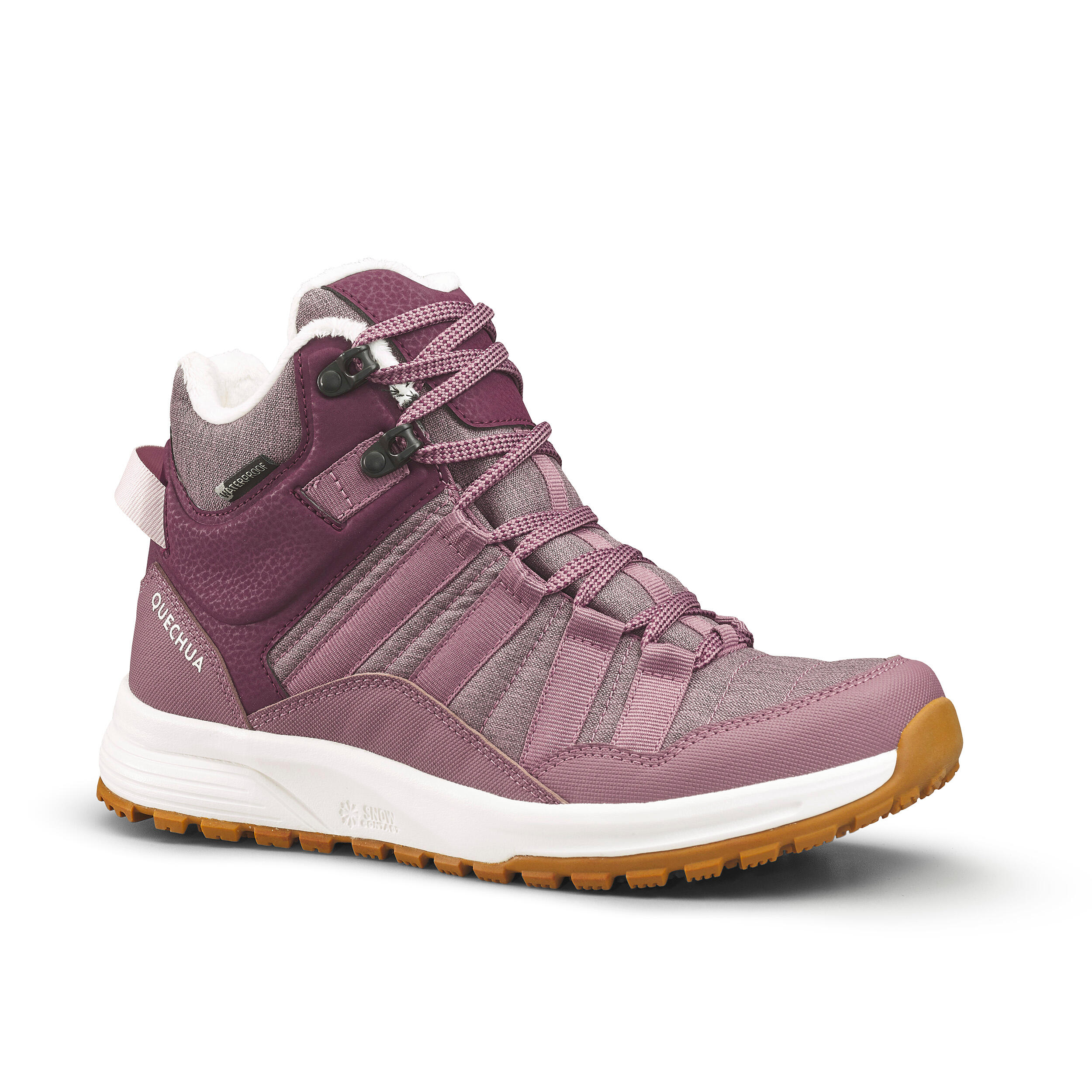 Buty turystyczne damskie Quechua NH500 Mid wodoodporne
