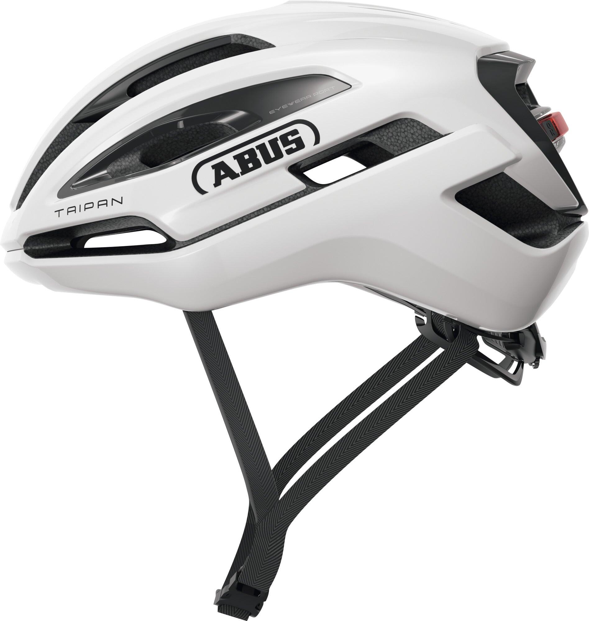 Kask Abus Taipan LED biały matowy