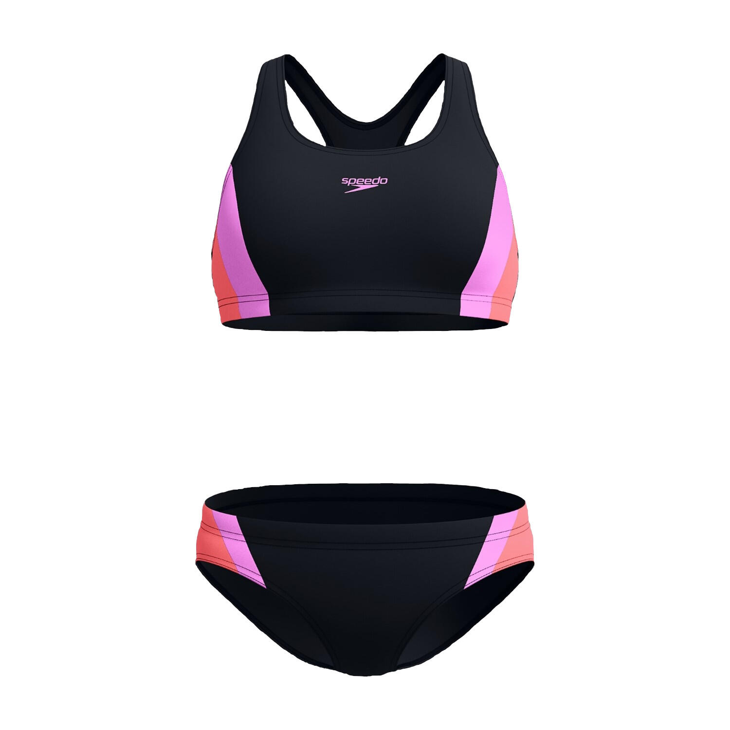 Strój kąpielowy damski dwuczęściowy Speedo Colourblock Splice 2.0