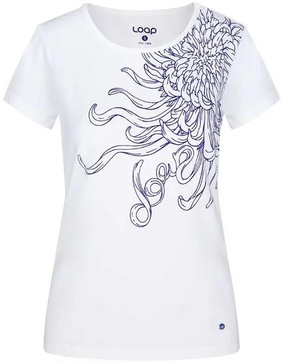 T-shirt damski Loap Abblina bawełna-elastan