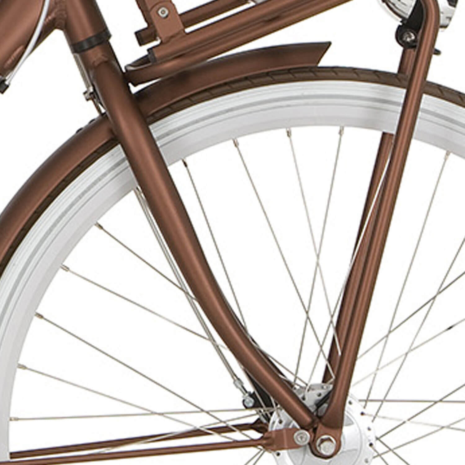Cortina U4 Transport widelec przedni 28 inch brąz mat
