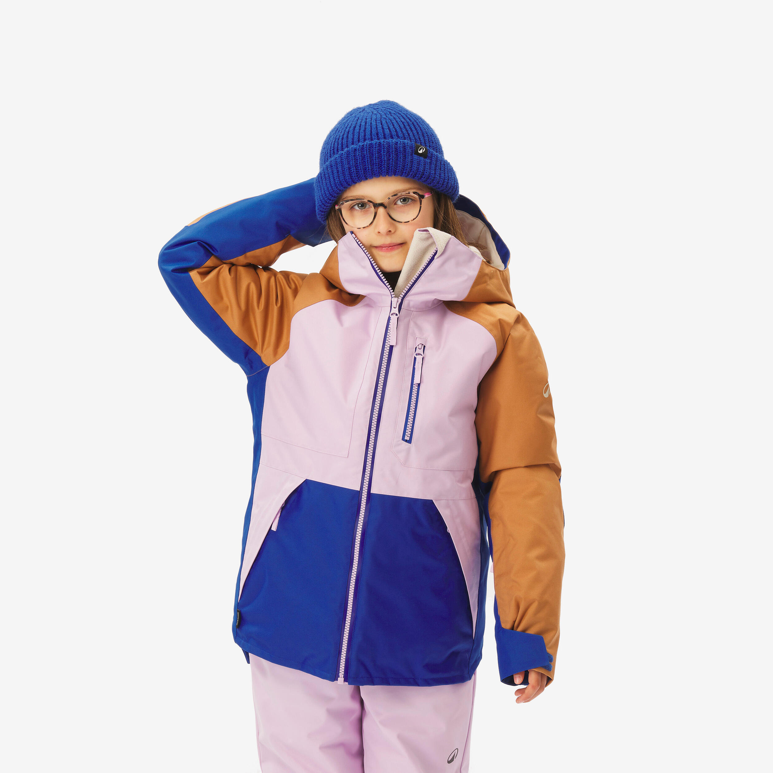 Kurtka snowboardowa dla dzieci Wedze SNB 500 ziprotec