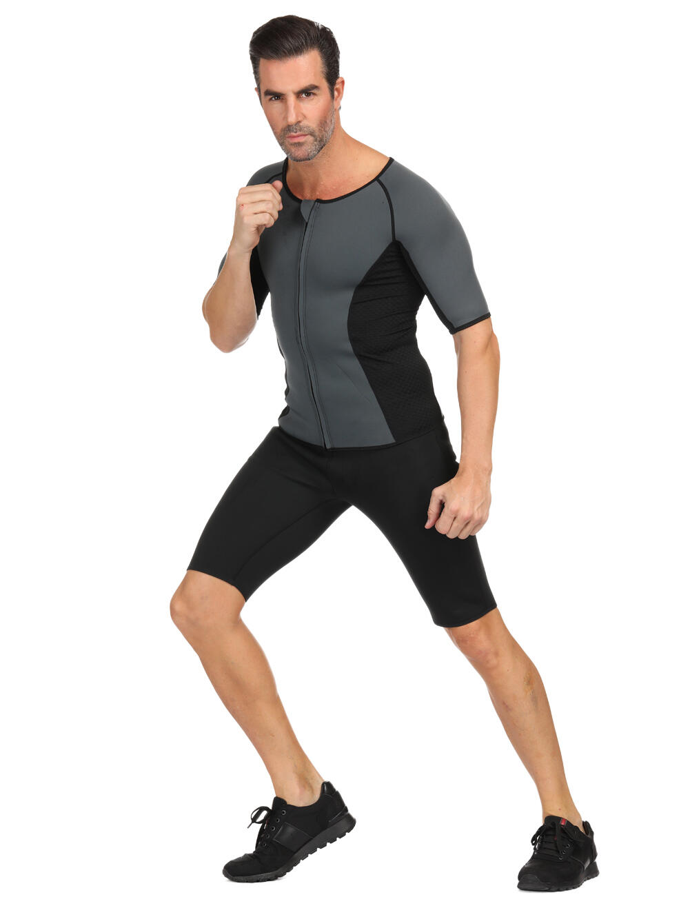 Kostium fitness neoprenowy wyszczuplający dla mężczyzn SlimBody