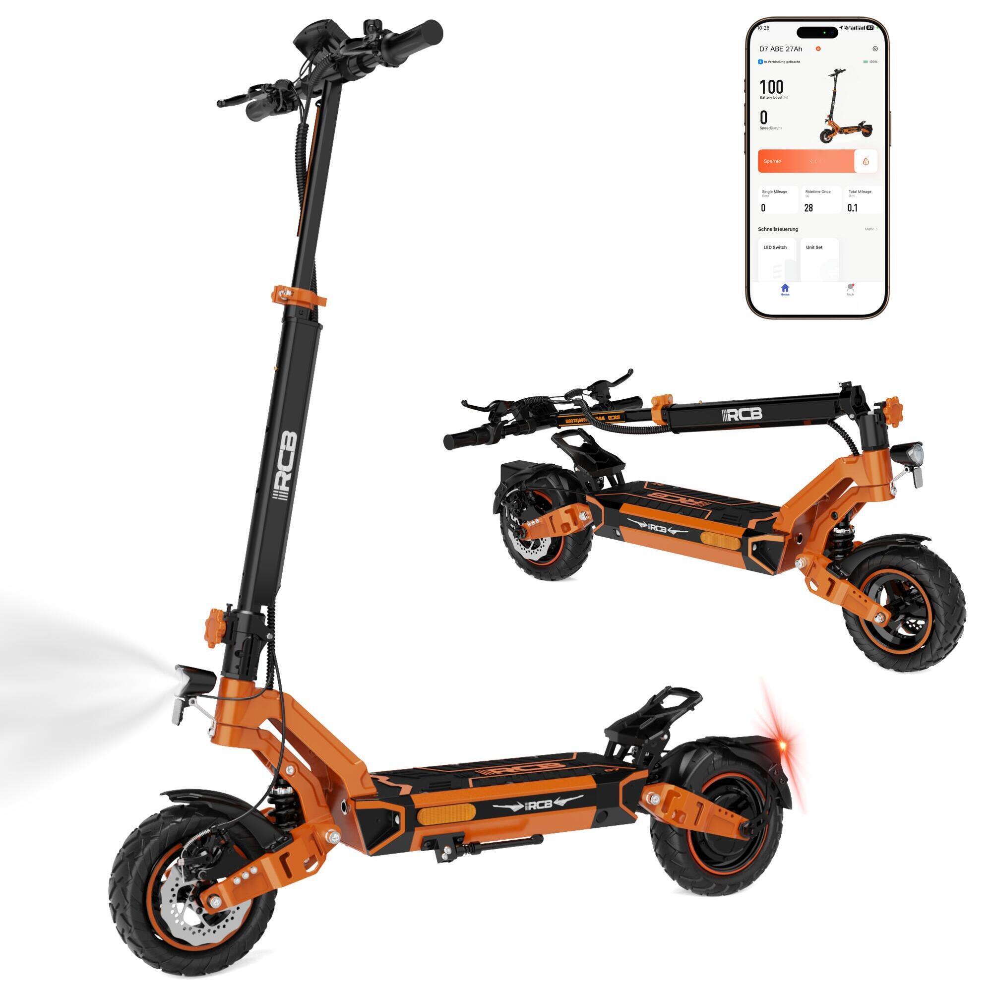 Hulajnoga elektryczna dla dorosłych 500W 27Ah 120-140km RCB-D7 PRO