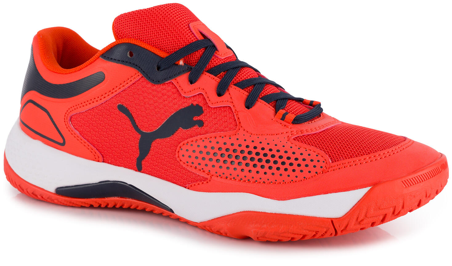 Buty męskie sportowe sneakersy do padla czerwone PUMA SOLARCOURT RCT