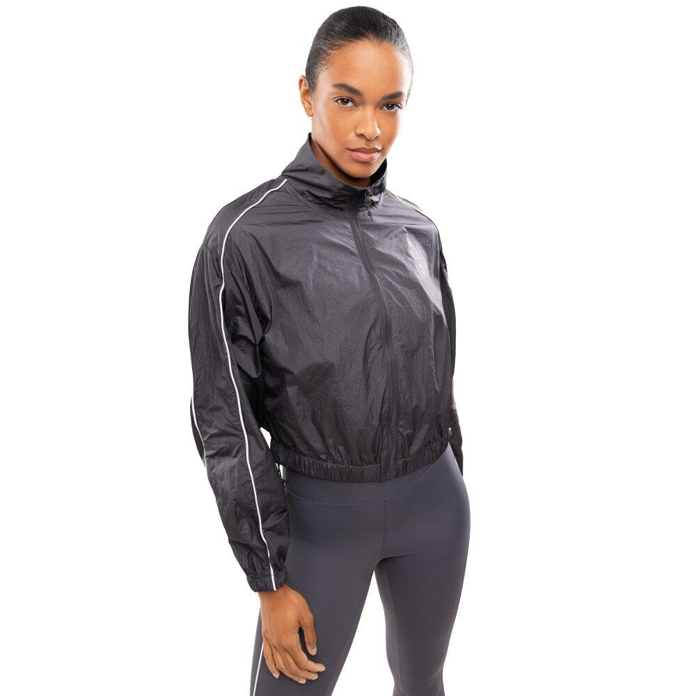 Damska lekka kurtka do biegania Fitness Siroko Ueno Dark Gray