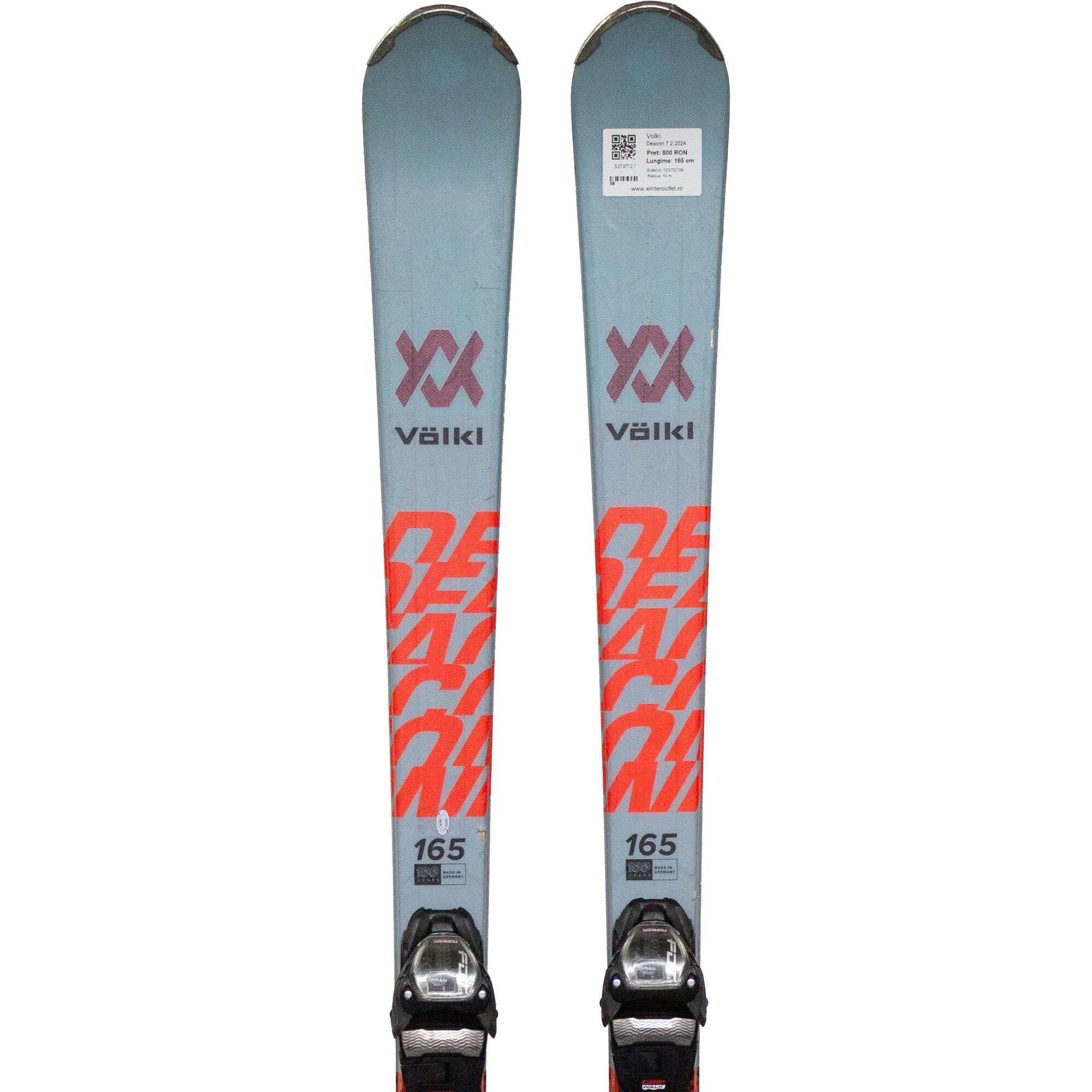 Second Life- Narty VOLKL Deacon 7.2 2024 158 cm- Stan bardzo dobry