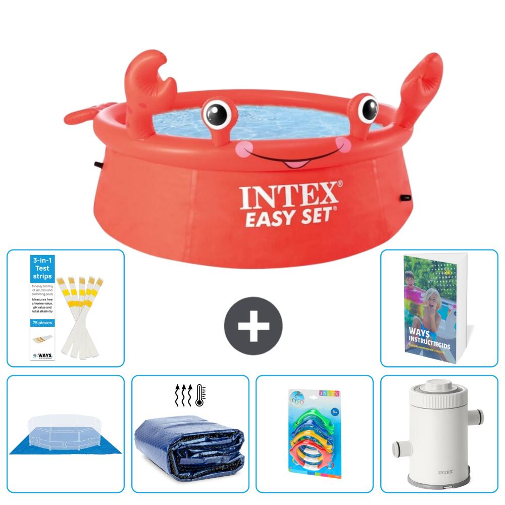 INTEX Basen Easy Set Okrągły - Krab - 183x51 cm - 7-częściowy S123