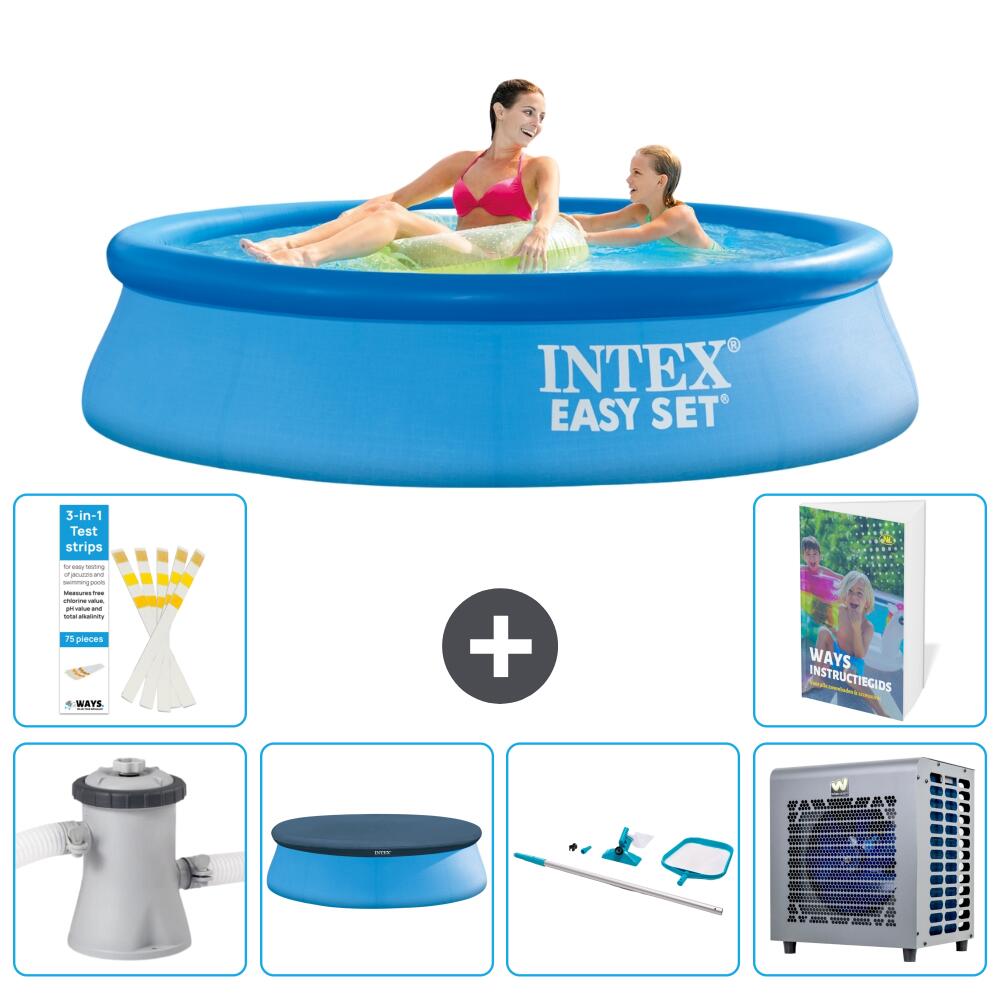 INTEX Basen Easy Set Okrągły - 244x61 cm - 7-częściowy S283
