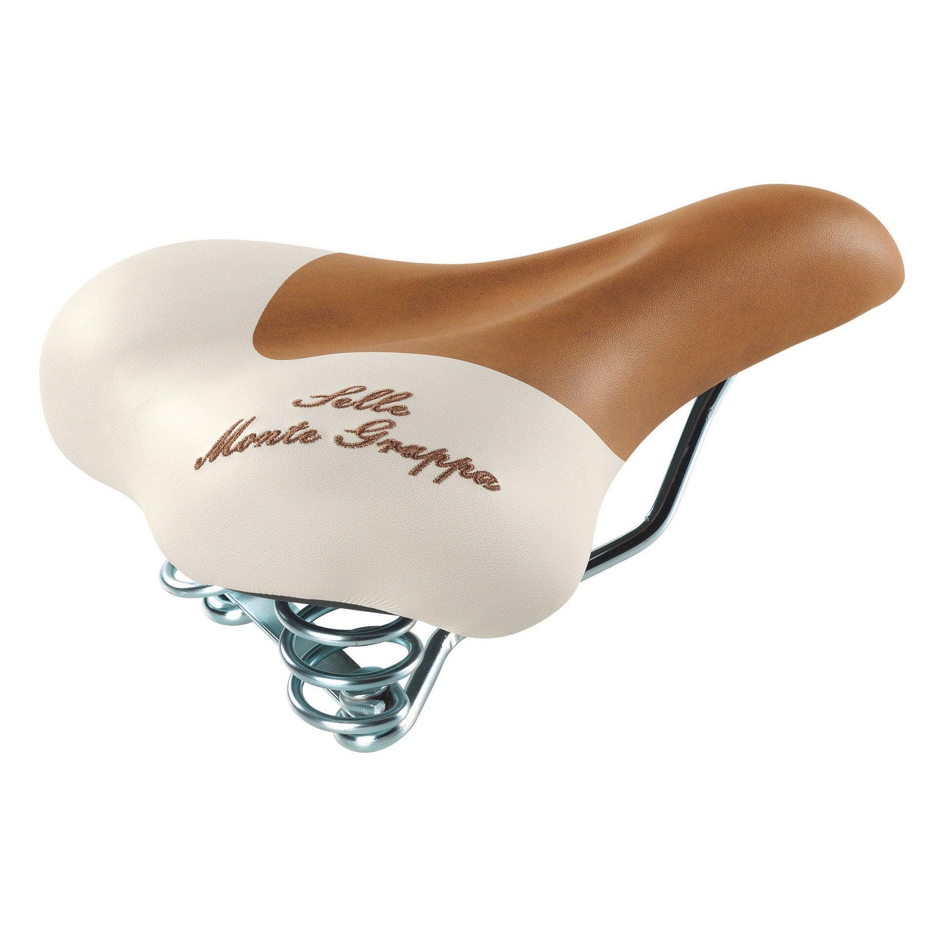 Siodło Monte Grappa Fashion z sprężyną Honey Cream