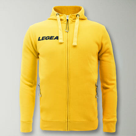 Chłopiec Bieganie Bluza Sarajevo Junior Full Zip Żółta
