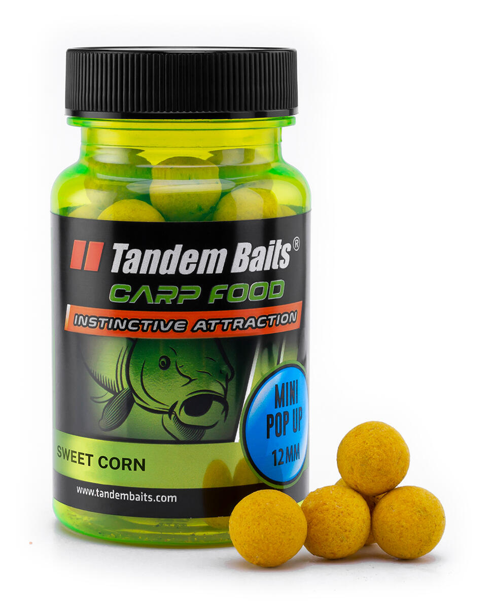 Mini kulki pływające Carp Food Perfection Pop-Up 12mm/30g Słodka Kukurydza