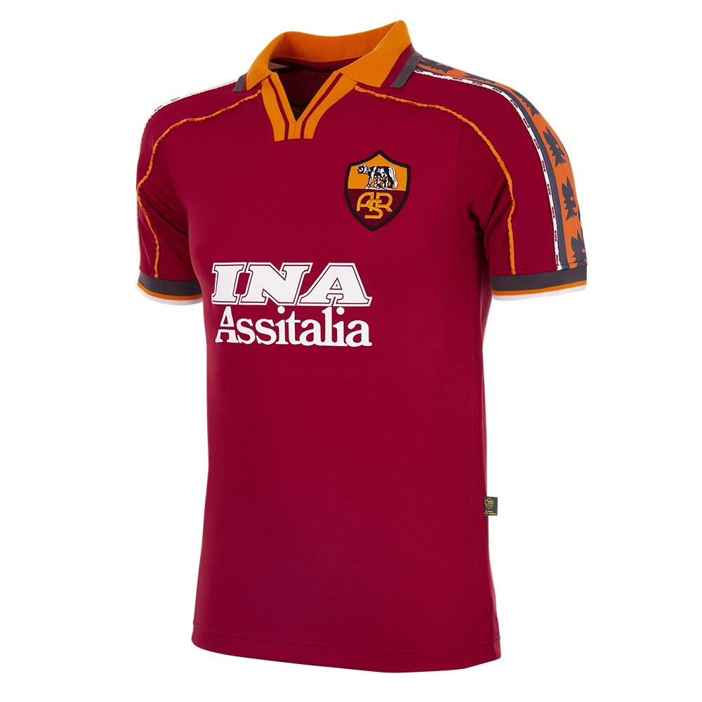 Koszulka piłkarska retro - Dorosły - AS Roma 1998-99 - Czerwona