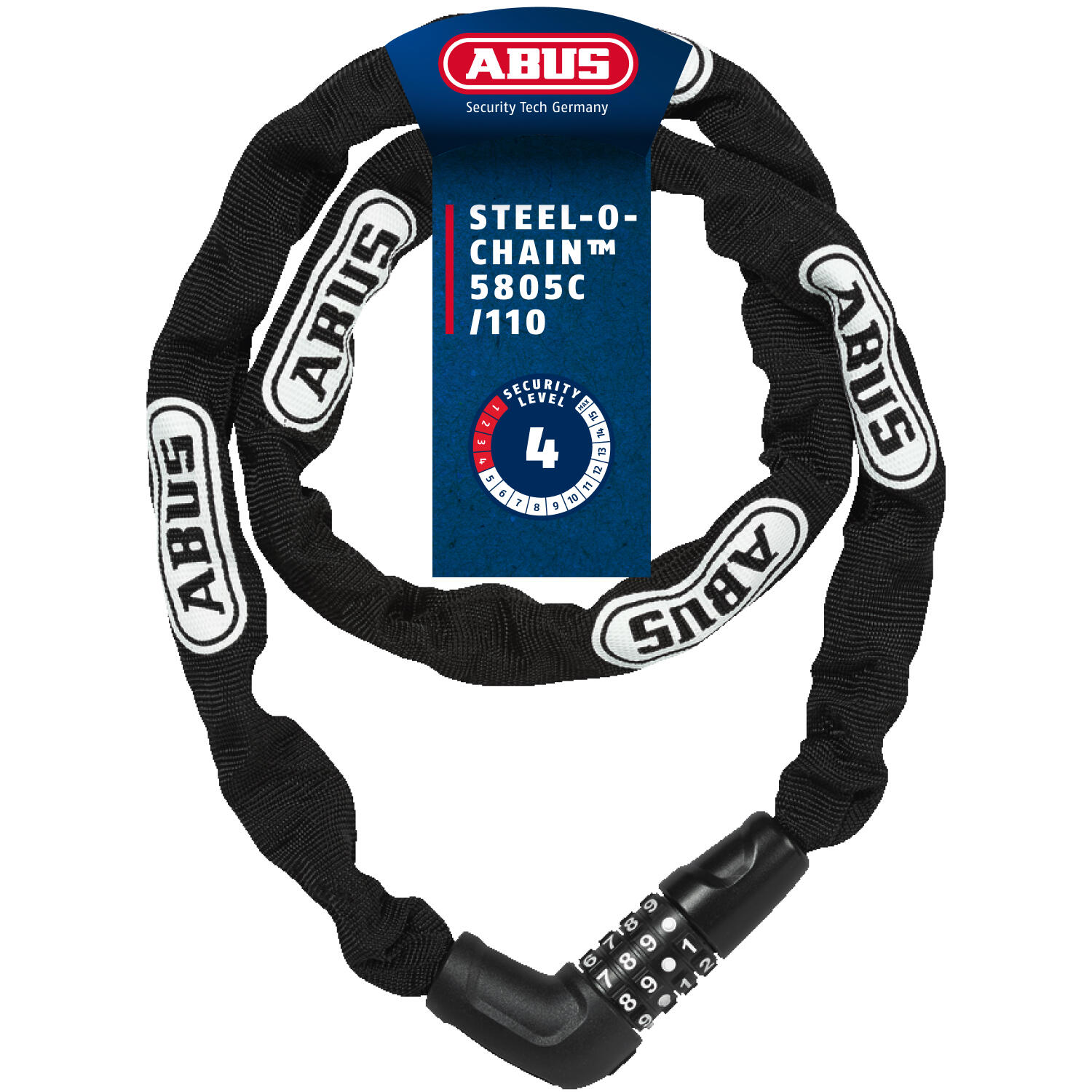 Zamek łańcuchowy Abus Steel-O-Chain 5805C/110