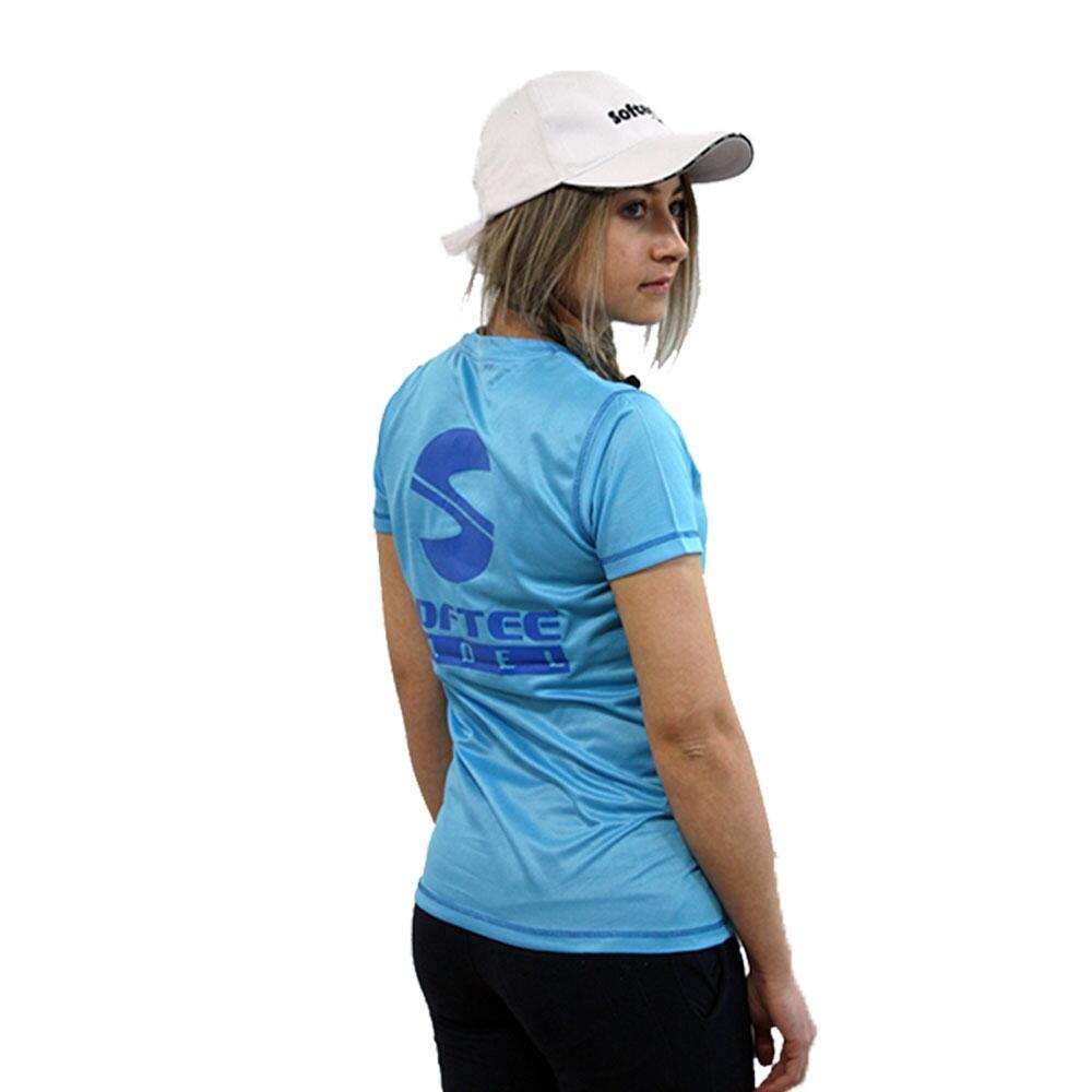 Softee Padel Zero koszulka damska niebieska celeste