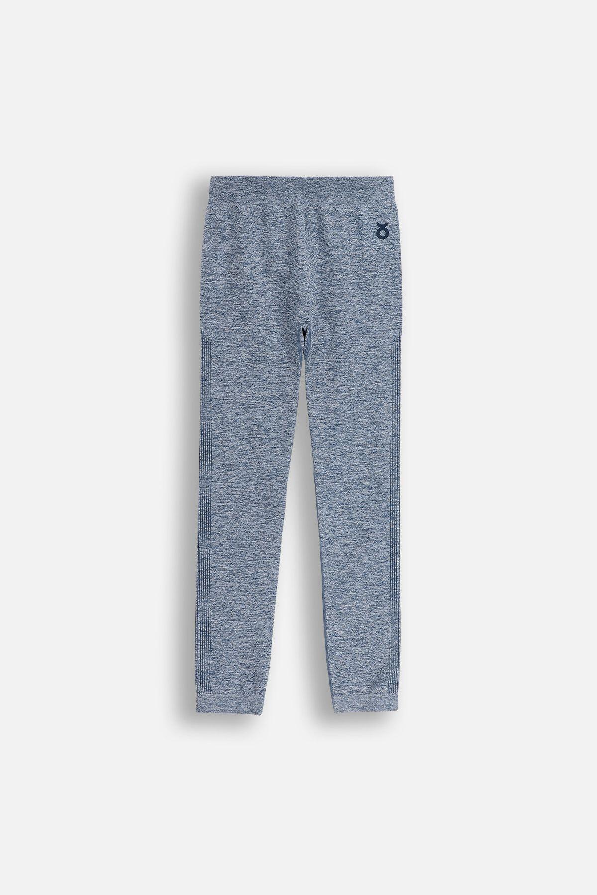 Legginsy termoaktywne narciarskie dziecięce Lemon Explore ZL5 granatowe