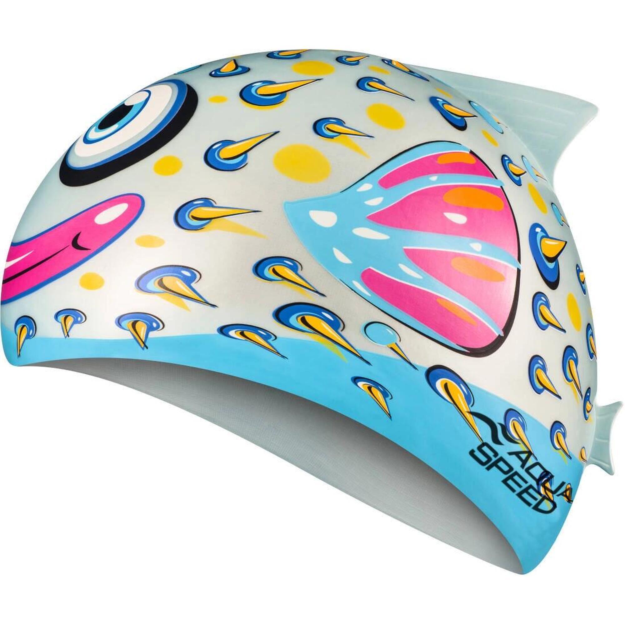 Czepek pływacki silikonowy dla dzieci Aqua Speed Fish