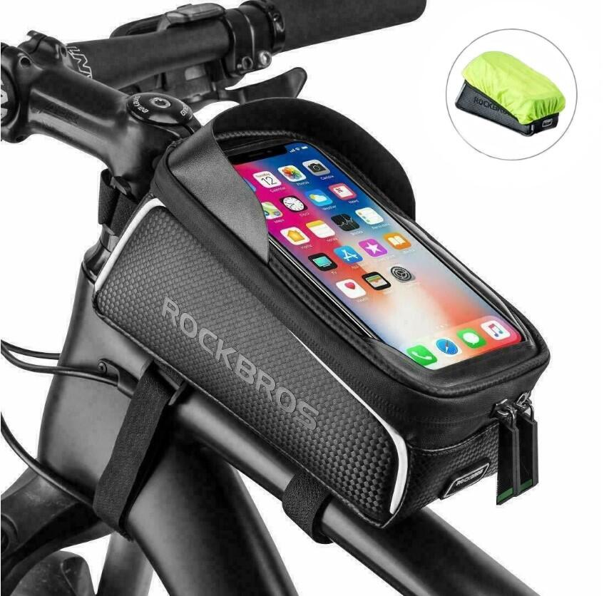 Torebka na telefon na ramę rowerową Rockbros 017-1BK