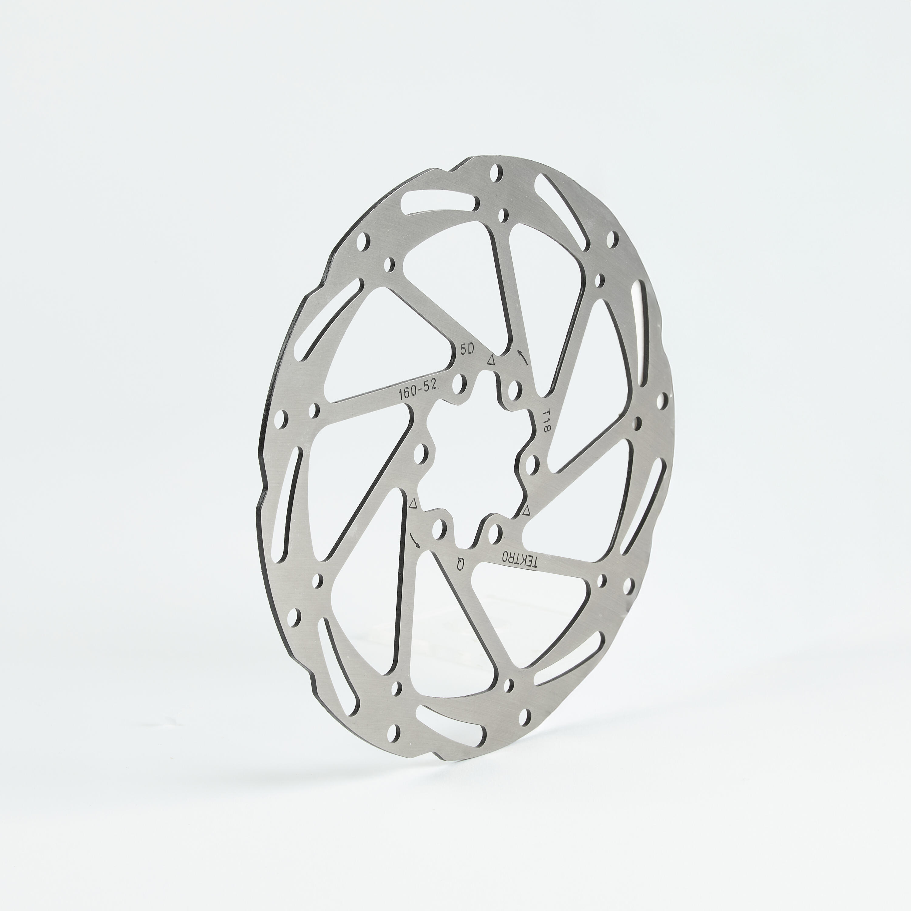 Tarcza hamulca rowerowego Rockrider TR-52 160 mm na 6 otworów