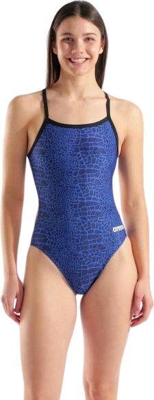 Strój Kąpielowy Damski Arena Snakeskin Swimsuit Challengeback