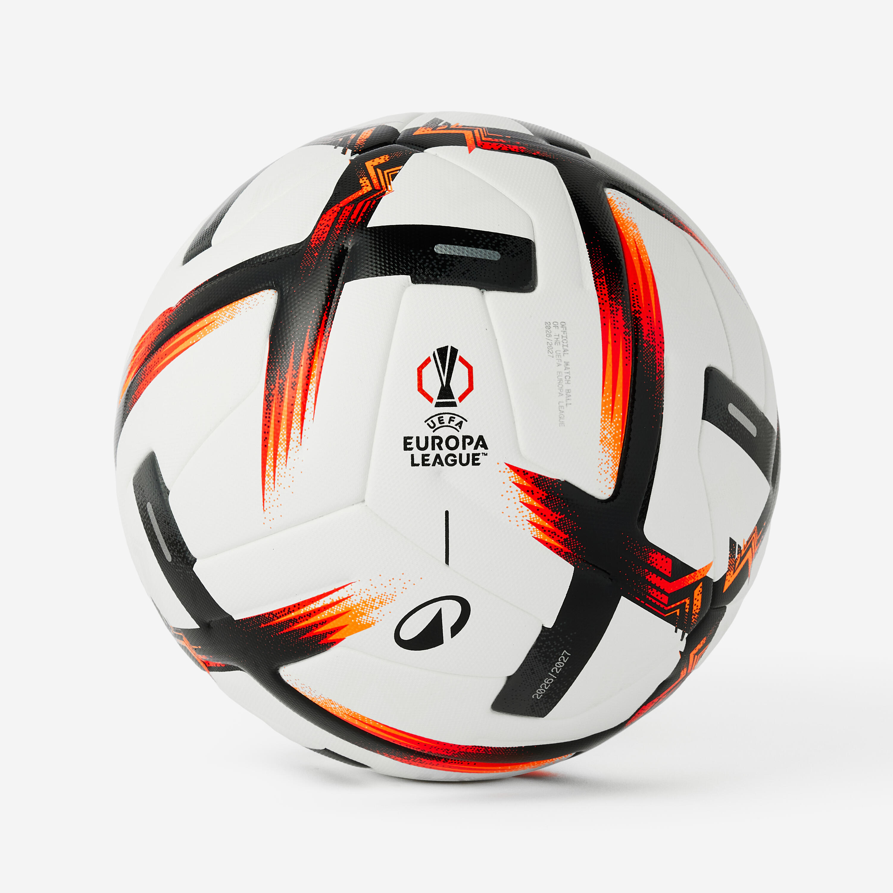 Oficjalna piłka UEFA Europa League 26/27. Rozmiar 5. Sprzedawana bez pudełka.